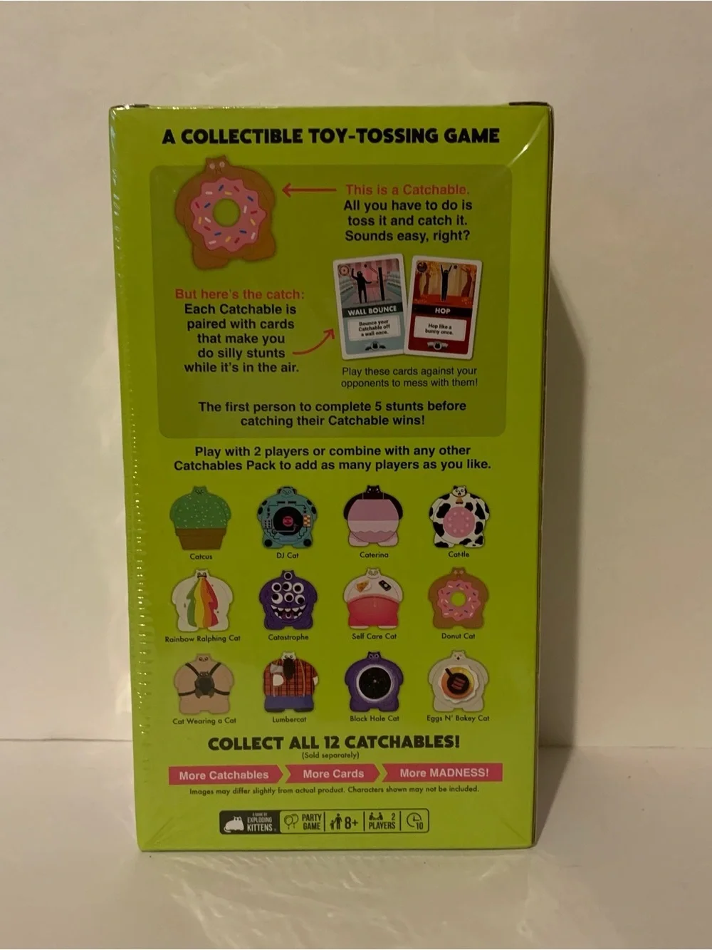 NIB. Catchables Donut Cat & Lumber Cat